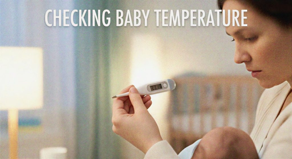 baby fever temperature check