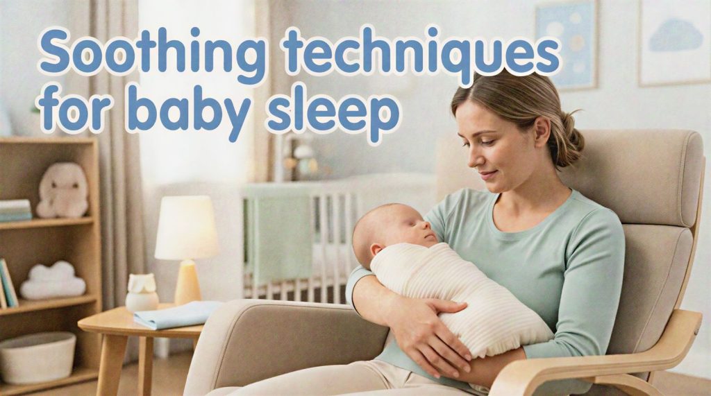 soothing baby to sleep at night