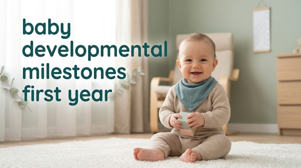Baby Health Checklist: What’s Normal in the First 12 Months baby developmental milestones first year