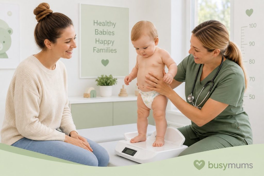 baby not gaining weight clinic check