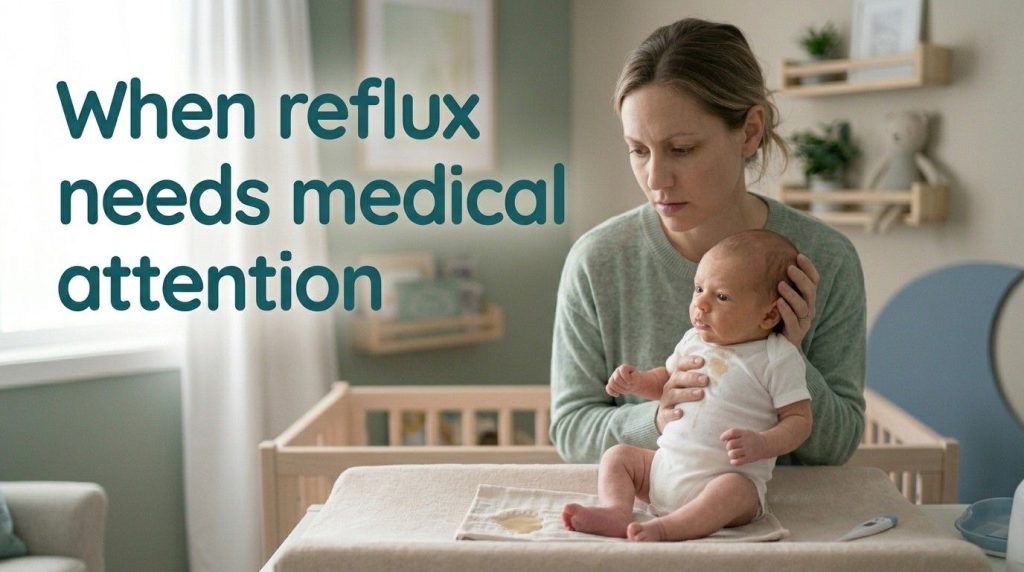 Newborn Reflux: Spitting Up vs Vomiting and When to Worry projectile vomiting warning signs in newborn
