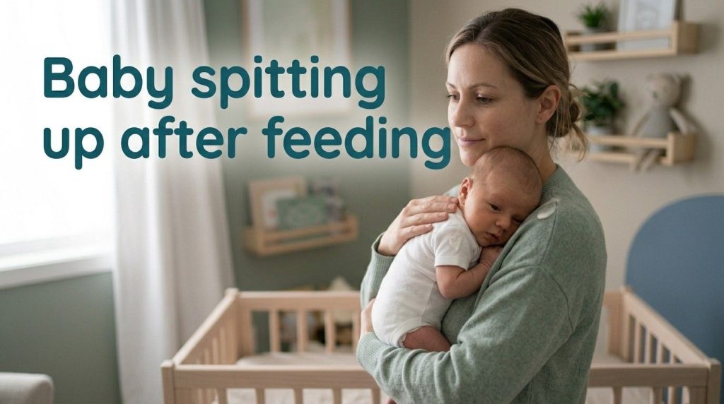 newborn reflux spit-up after feeding